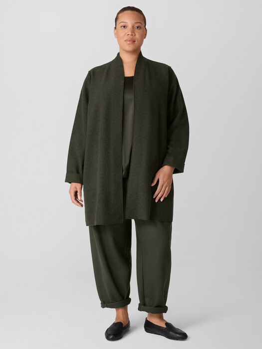 Felted Wool Jersey Lantern Pant in Regenerative Wool