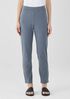 Cotton Blend Ponte Slim Pant