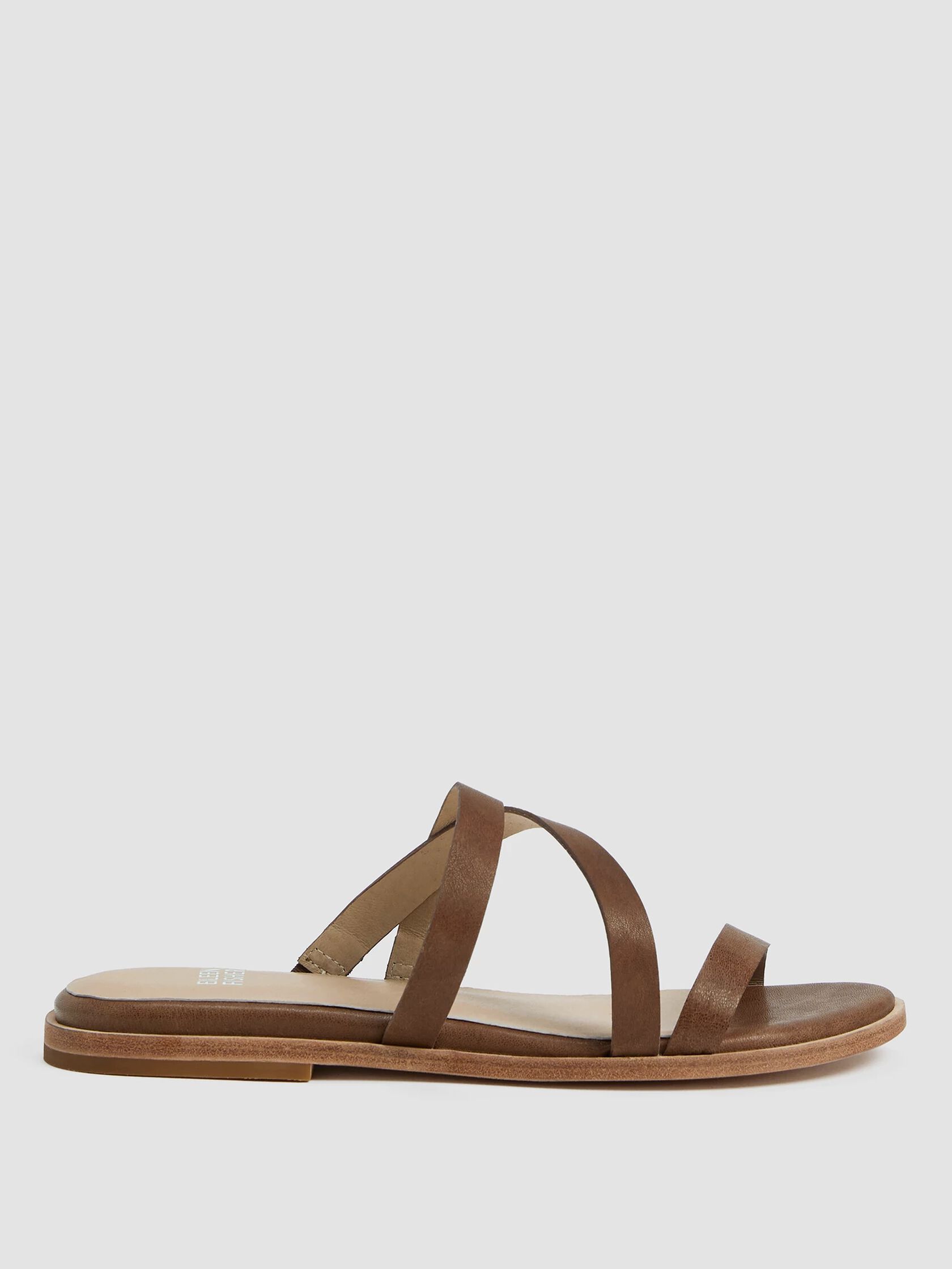 Kira Tumbled Leather Sandal