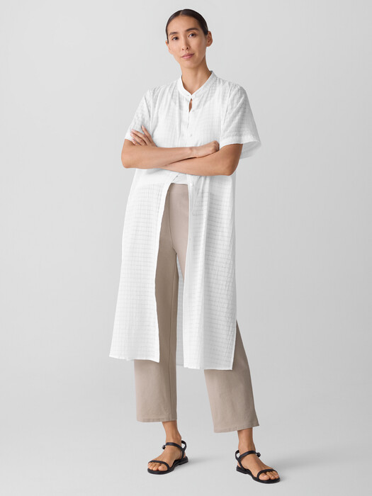 Washable Stretch Crepe Straight Pant