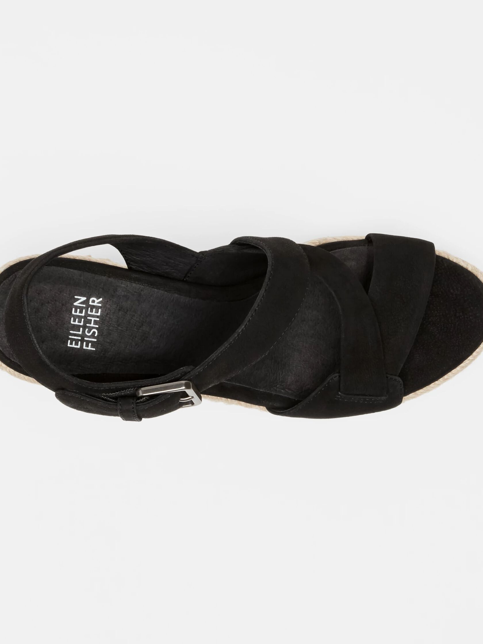 Beckon Tumbled Nubuck Espadrille Wedge