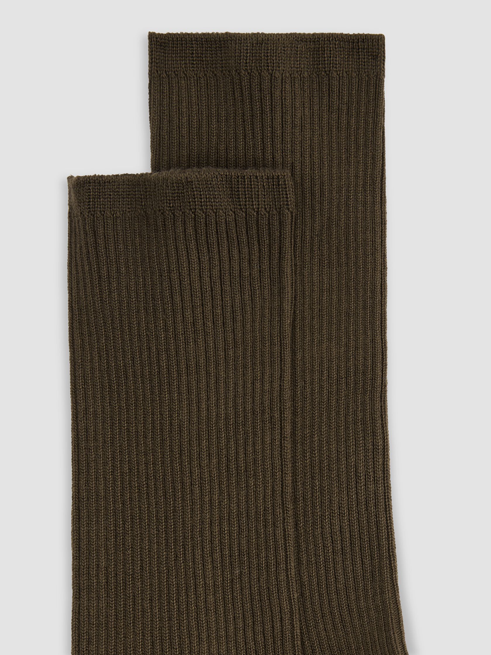 Ribbed Knit Trouser Sock