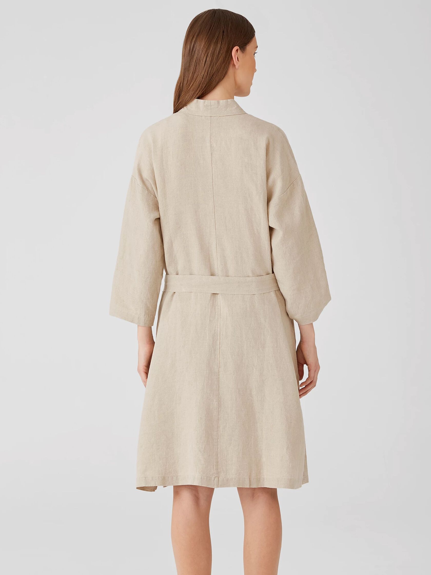 Organic Linen Belted Jacket