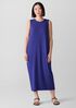 Stretch Jersey Knit Round Neck Dress