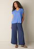 Organic Linen Jersey V-Neck Tee