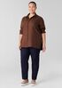 Organic Handkerchief Linen Classic Collar Shirt
