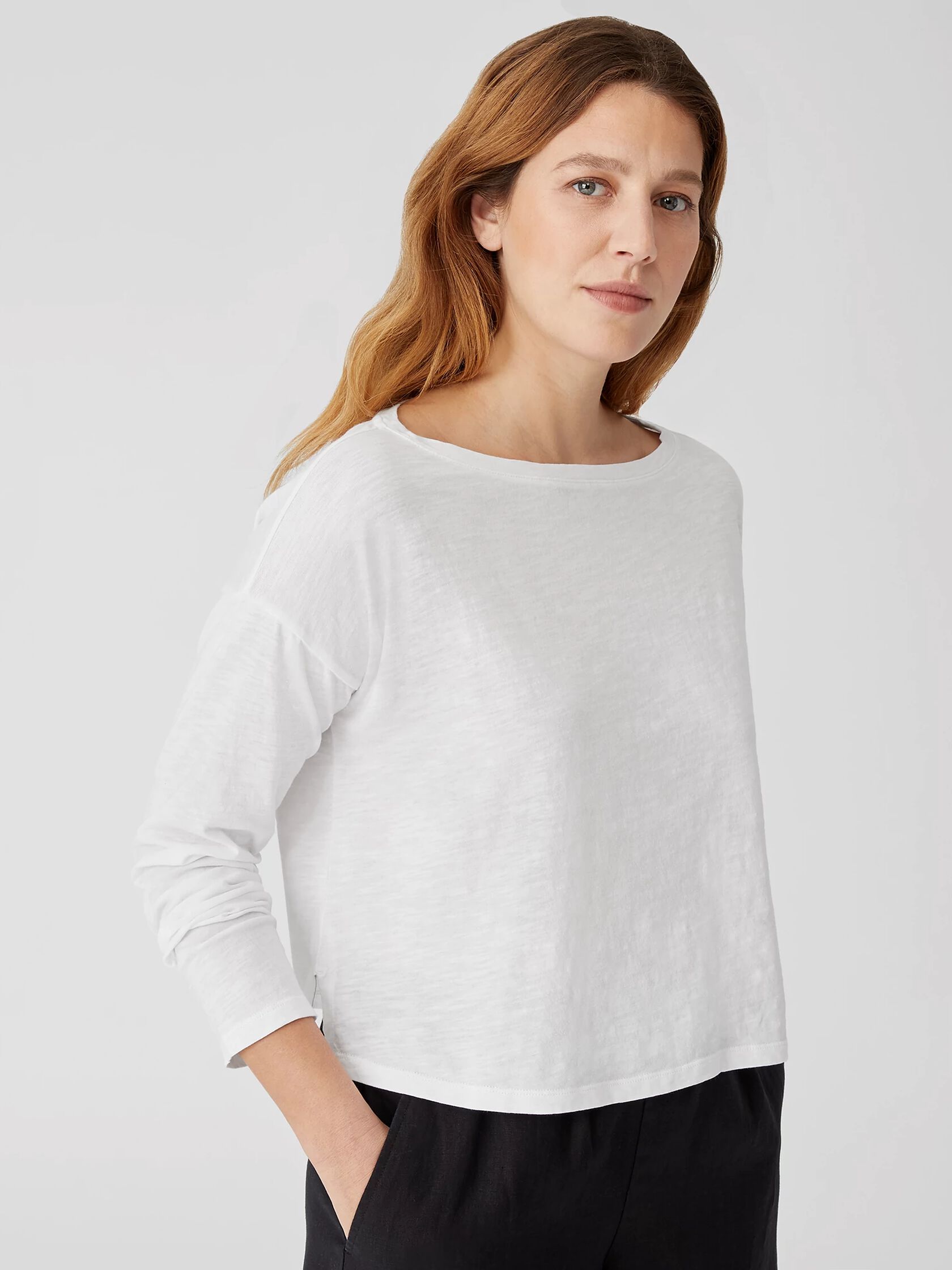 Organic Cotton Slub Box-Top