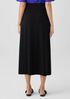 Stretch Jersey Knit A-Line Skirt