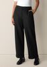 Felted Wool Jersey Straight Cuffed Pant&nbsp;in Regenerative Wool
