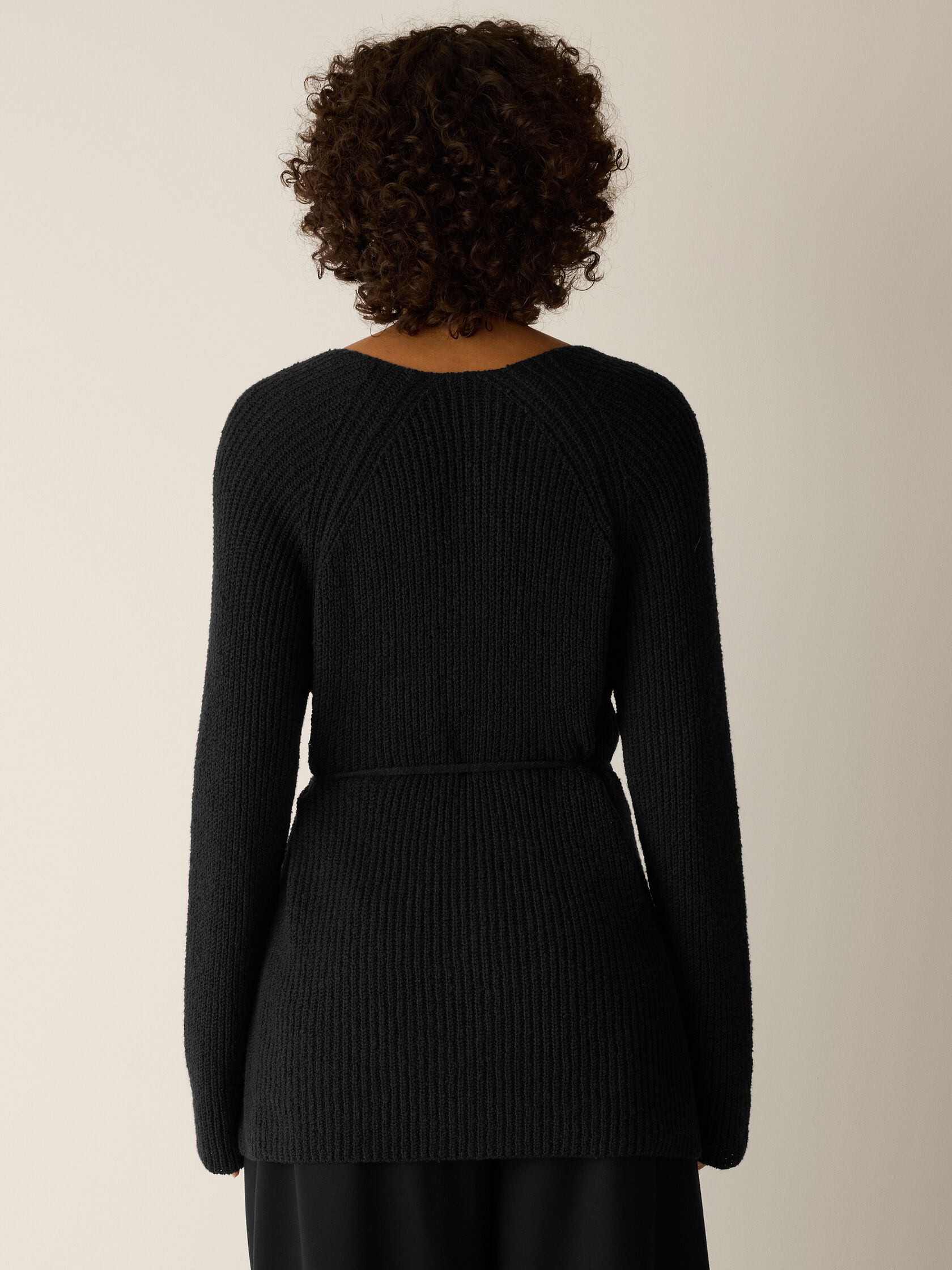 Peruvian Cotton Cloud V-Neck Cardigan