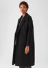 Doubleface Wool Cashmere Shawl Collar Coat