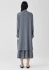Silk Georgette Crepe Trench Coat