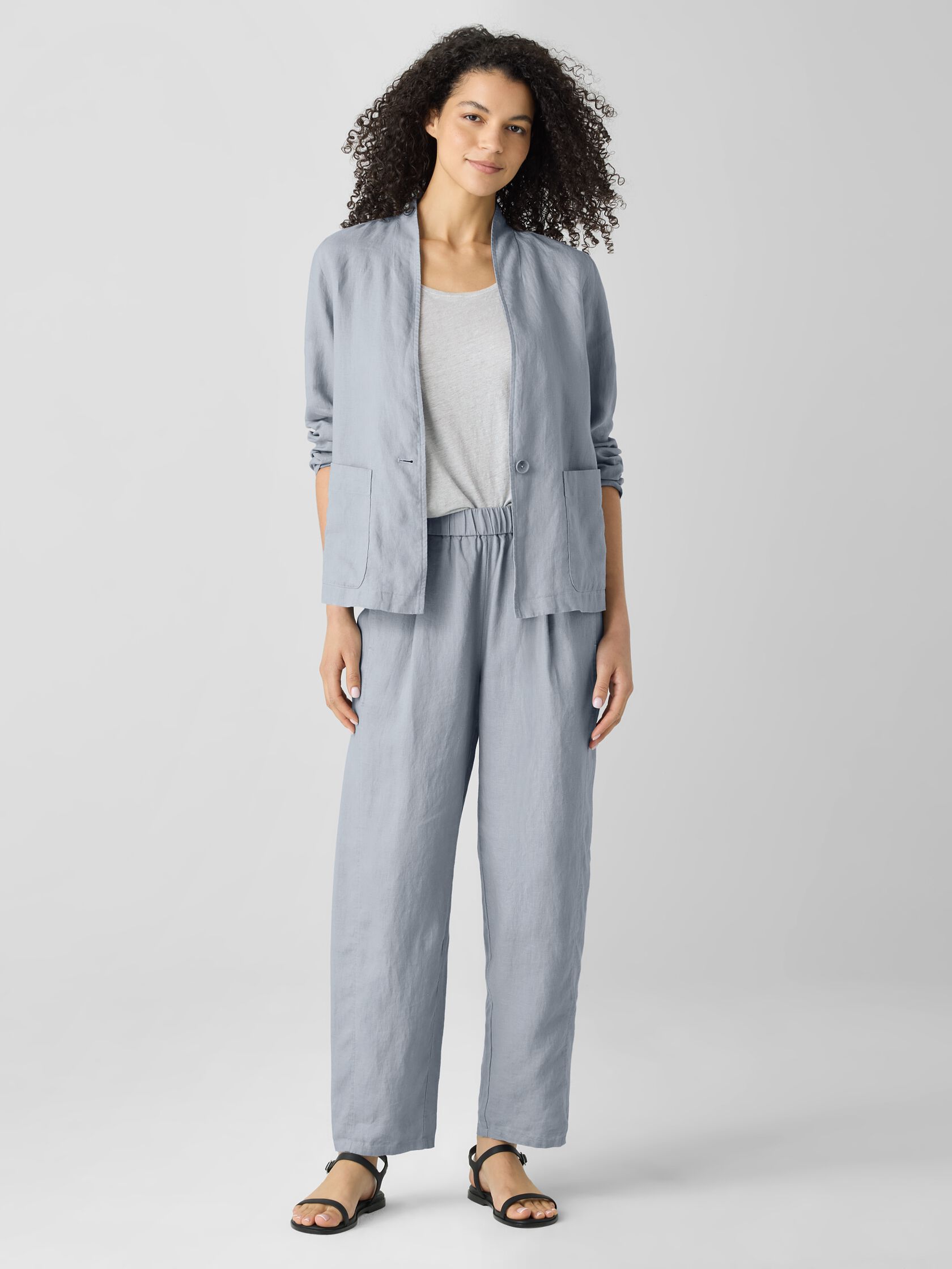 Organic Linen Lantern Pant