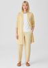 Organic Cotton Linen Long Cardigan
