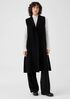 Lightweight Boiled Wool Vest in Regenerative Wool