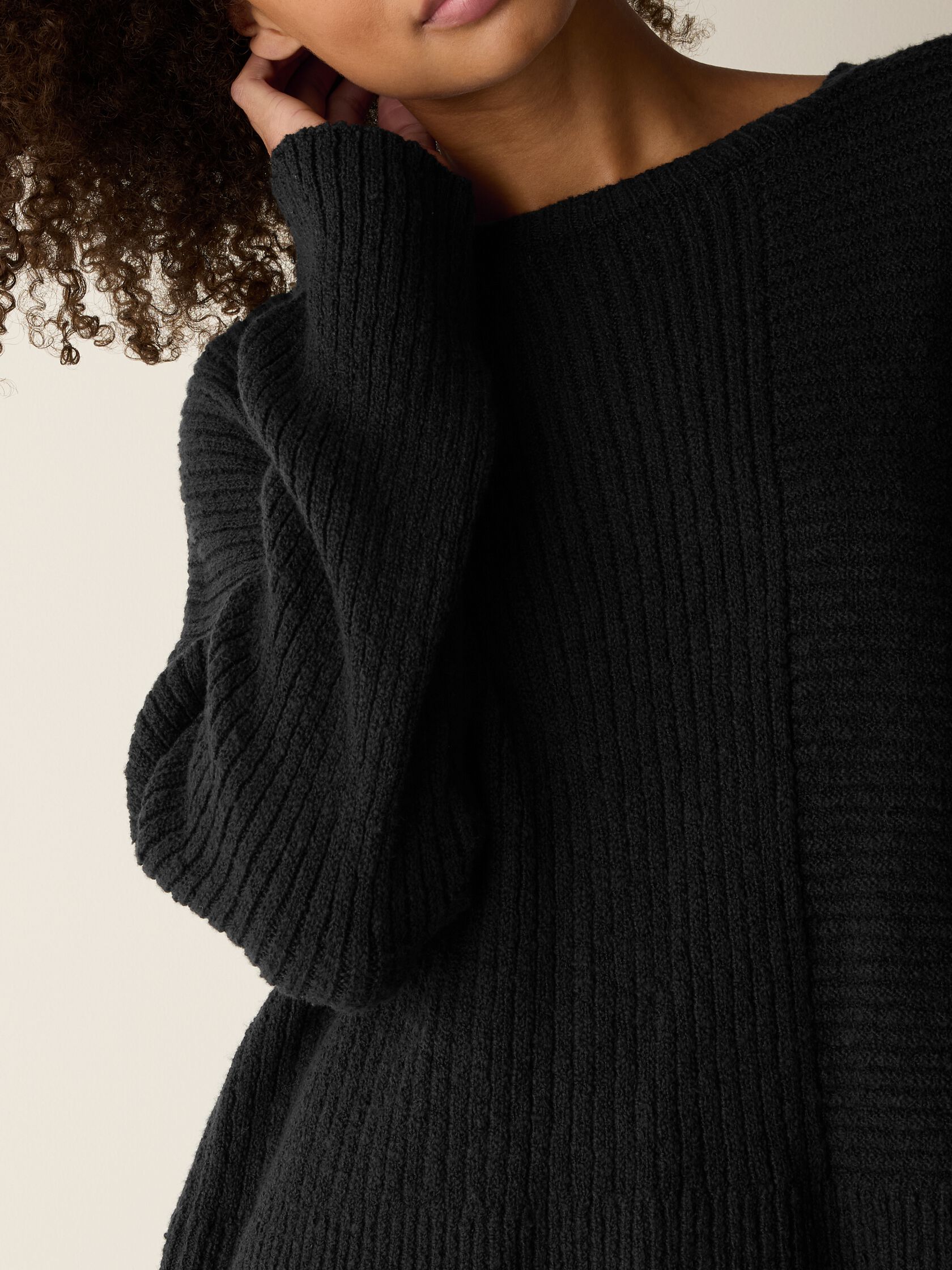 Peruvian Cotton Cloud Crew Neck Top