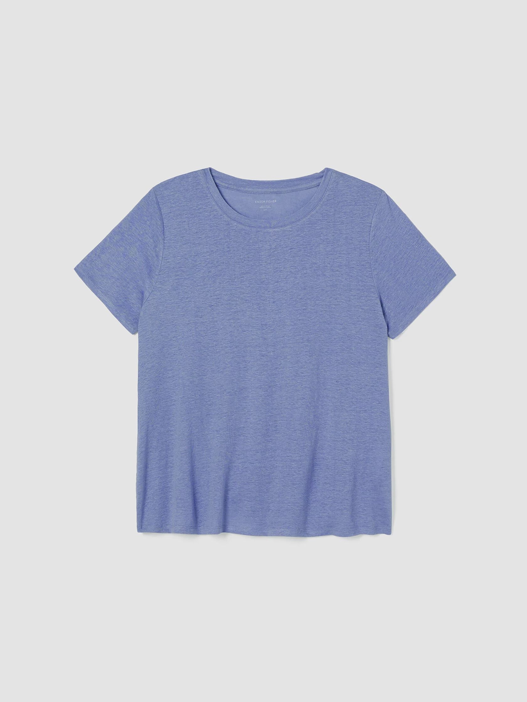 Organic Linen Jersey Crew Neck Tee