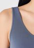 Stretch Silk Jersey Scoop Neck Tank