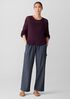 Peruvian Organic Cotton Cord Crew Neck Top