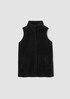 Fine Wool Alpaca Stand Collar Vest