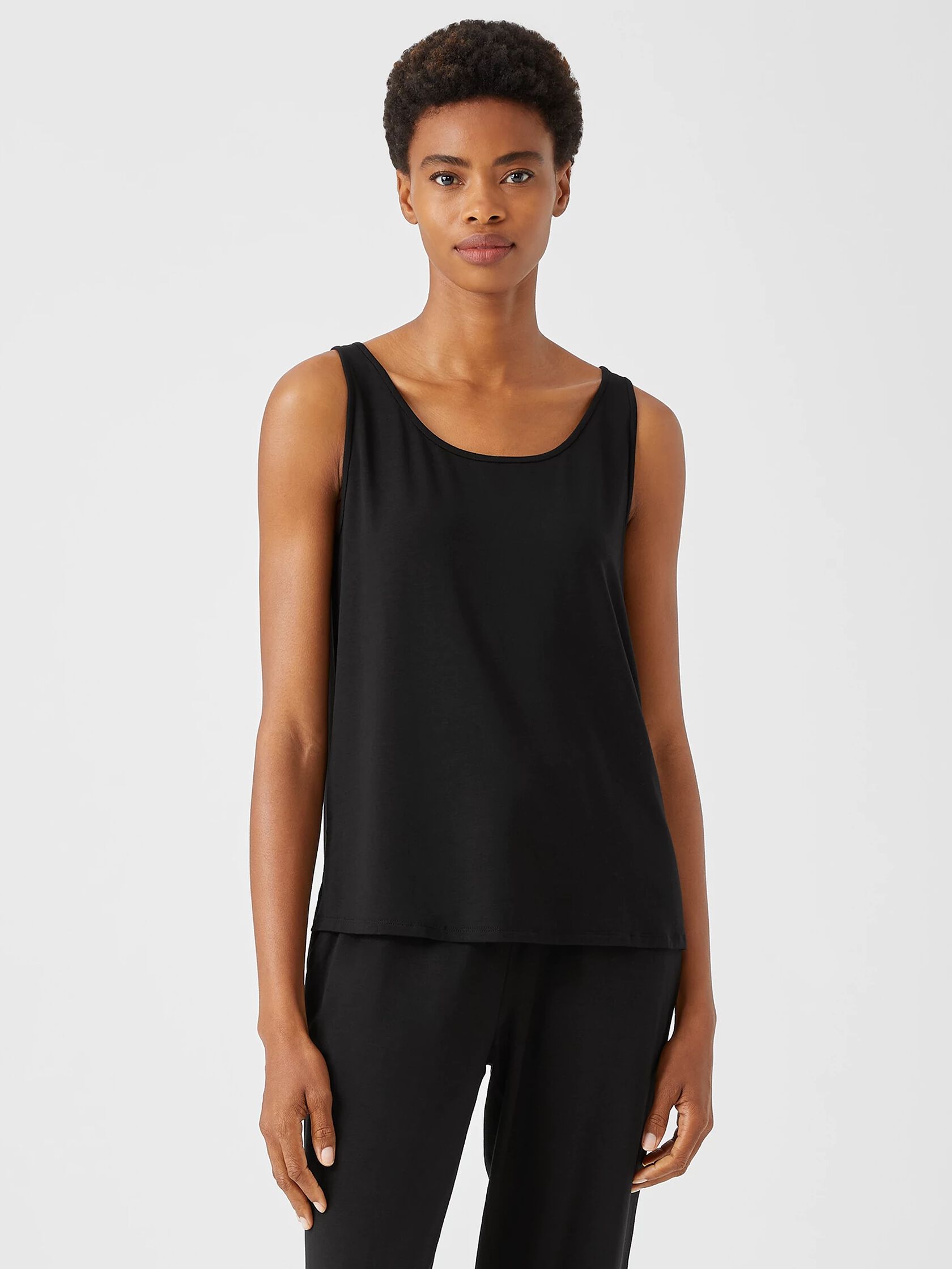 Fine Jersey Scoop Neck Tank