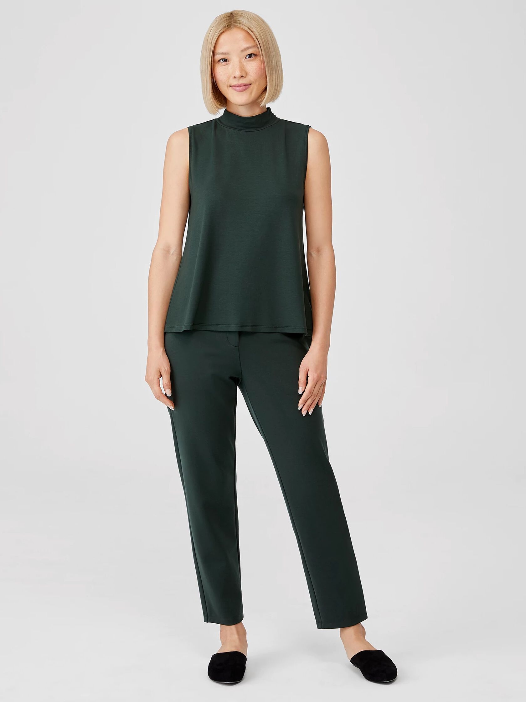 Washable Flex Ponte Slouchy Pant