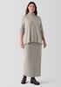 Merino Rib Pencil Skirt in Regenerative Wool