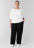 Organic Cotton French Terry Straight Pant