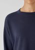 Cozy Brushed Terry Hug Crew Neck Top