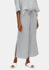Organic Cotton Doubleweave Wide-Leg Pant