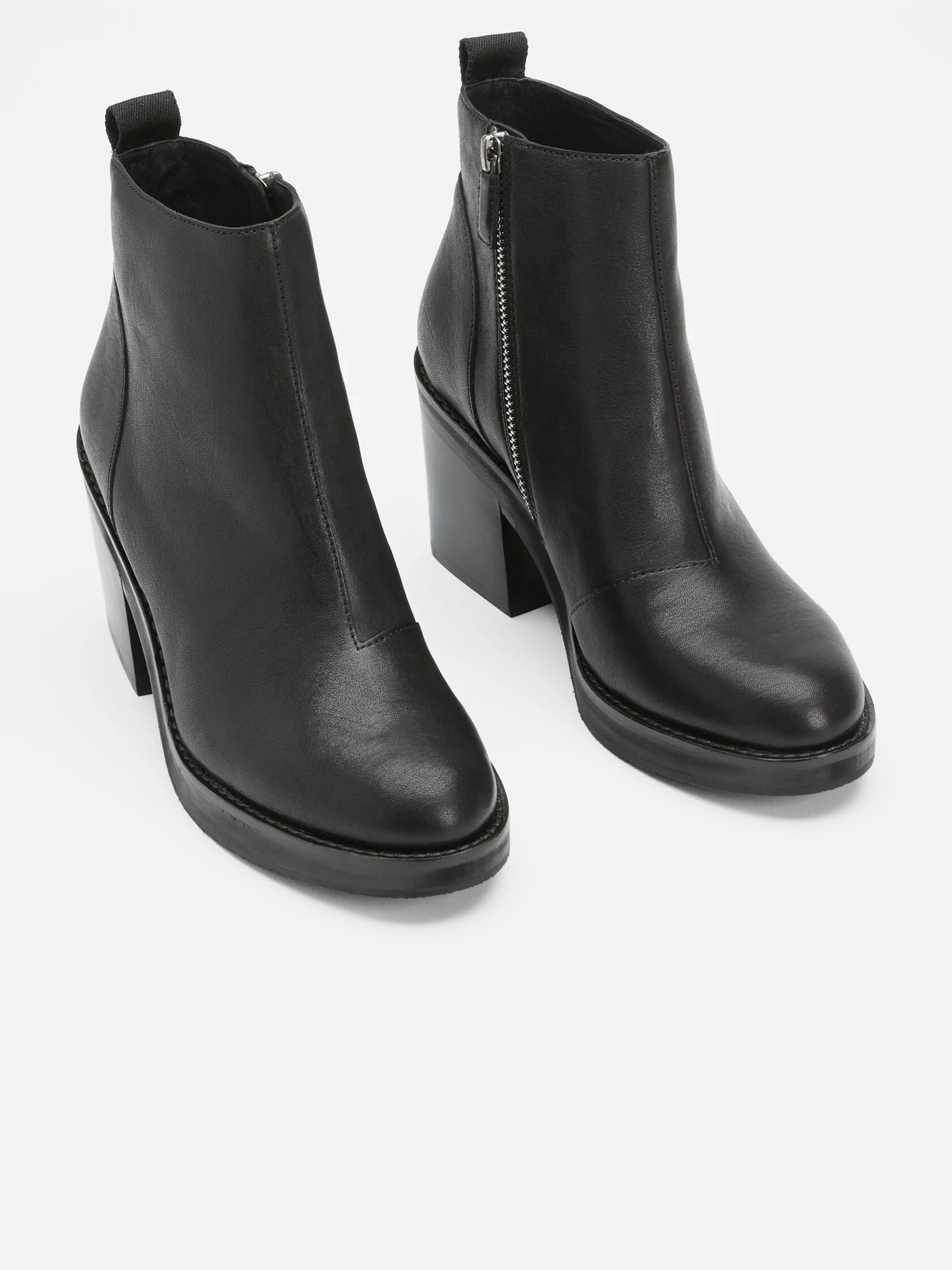 Ozma Leather Platform Bootie