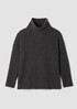 Recycled Wool Cashmere Turtleneck Top