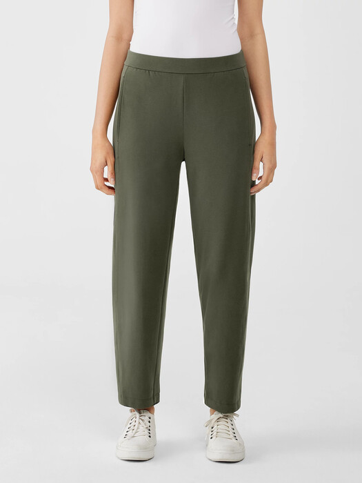 Organic Pima Cotton Stretch Jersey Lantern Pant