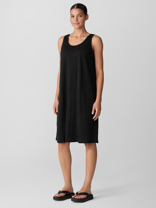 Organic Linen Jersey Tank Dress