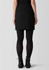 Washable Stretch Crepe Mini Skirt