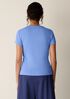 Organic Cotton Stretch Rib Crew Neck Tee