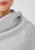 Brushed Recycled Cotton Cashmere Scarf