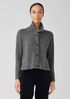 Peruvian Organic Cotton High Collar Cardigan