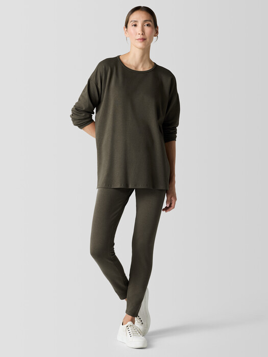 Cozy Brushed Terry Hug High-Waisted Leggings