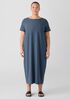 Washable Stretch Crepe Oval Dress