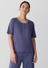 Organic Cotton Interlock Henley Sleep Top