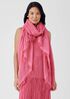 Airy Textured Stripe Scarf