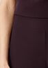 Washable Stretch Crepe High Waisted Pant