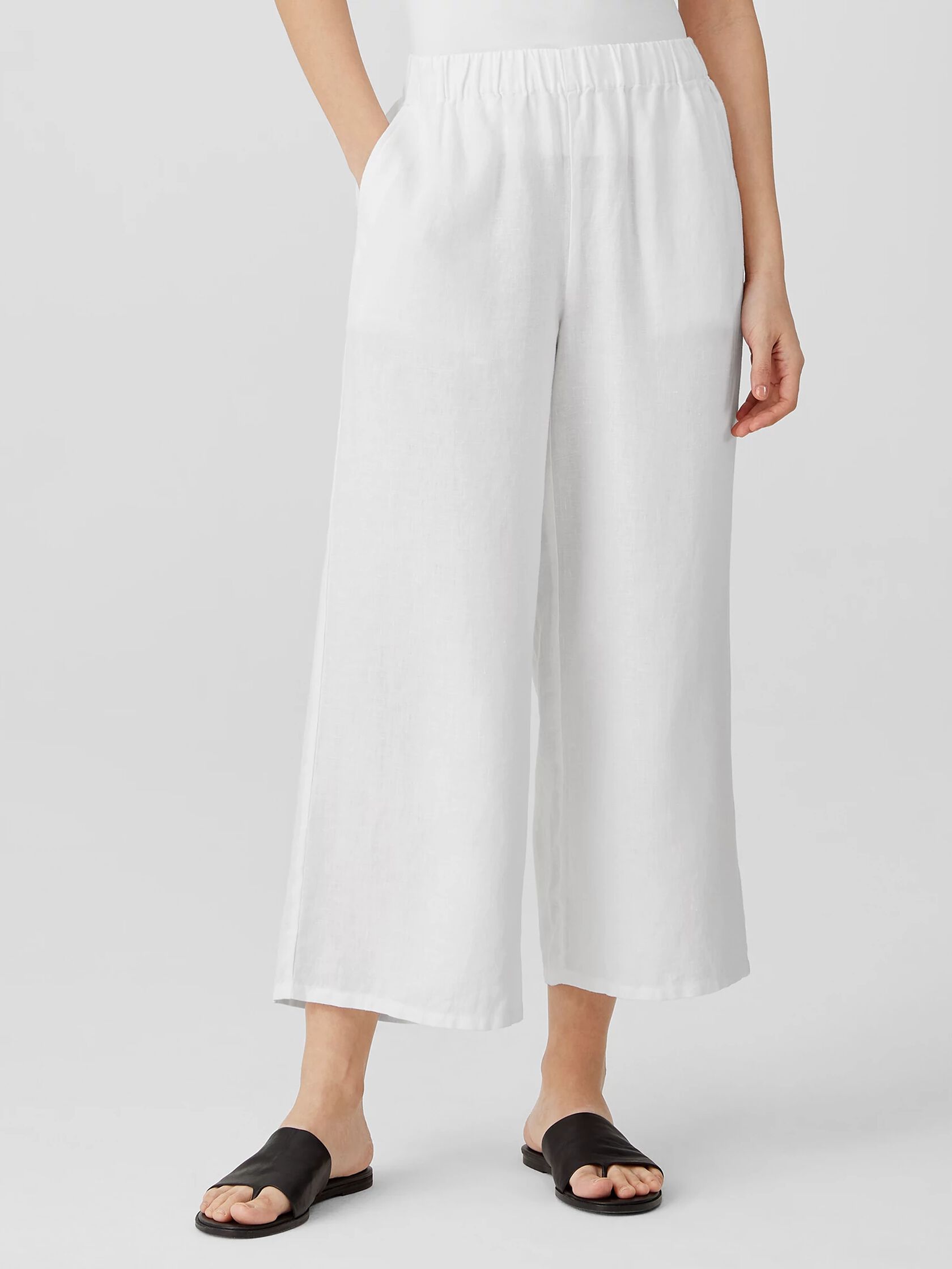 Organic Linen Wide-Leg Pant