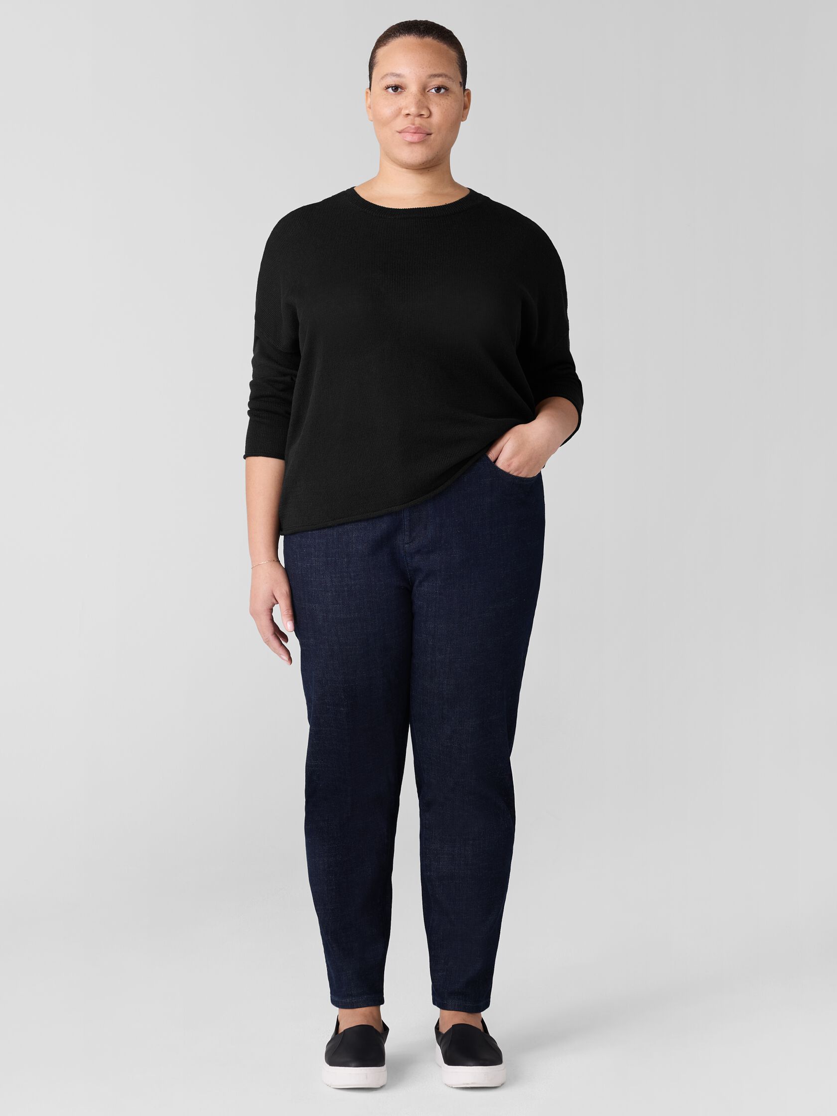 Cotton Stretch Denim Slim Jean