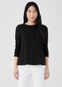 Organic Pima Cotton Jersey Long-Sleeve Tee