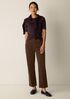 Organic Cotton Stretch Corduroy Straight Pant