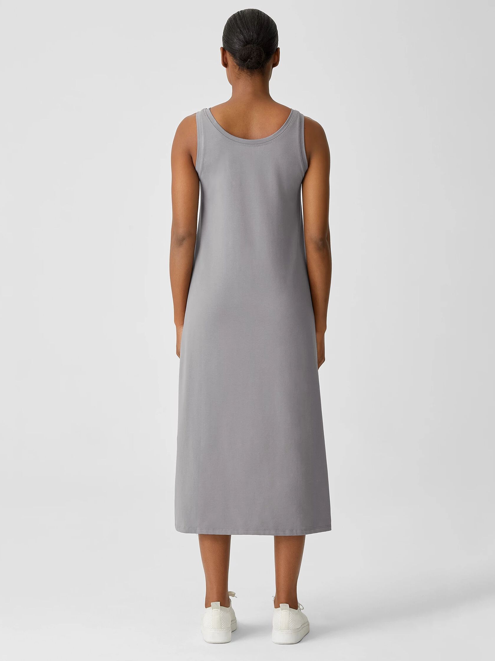 Pima Cotton Stretch Jersey Tank Dress