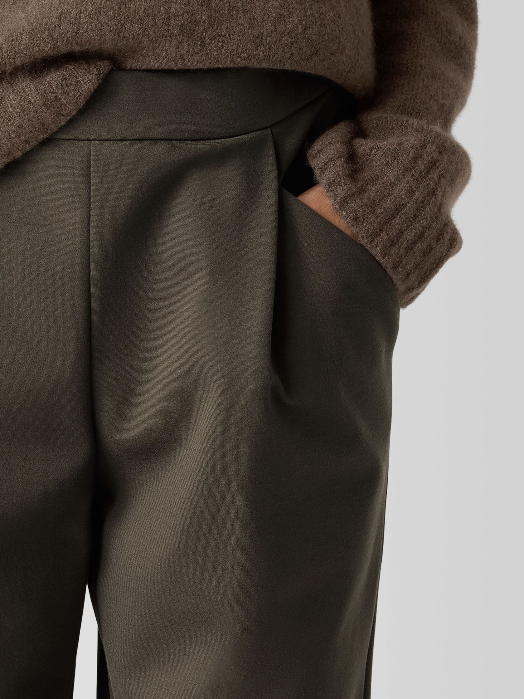 Washable Flex Ponte Carrot Pant