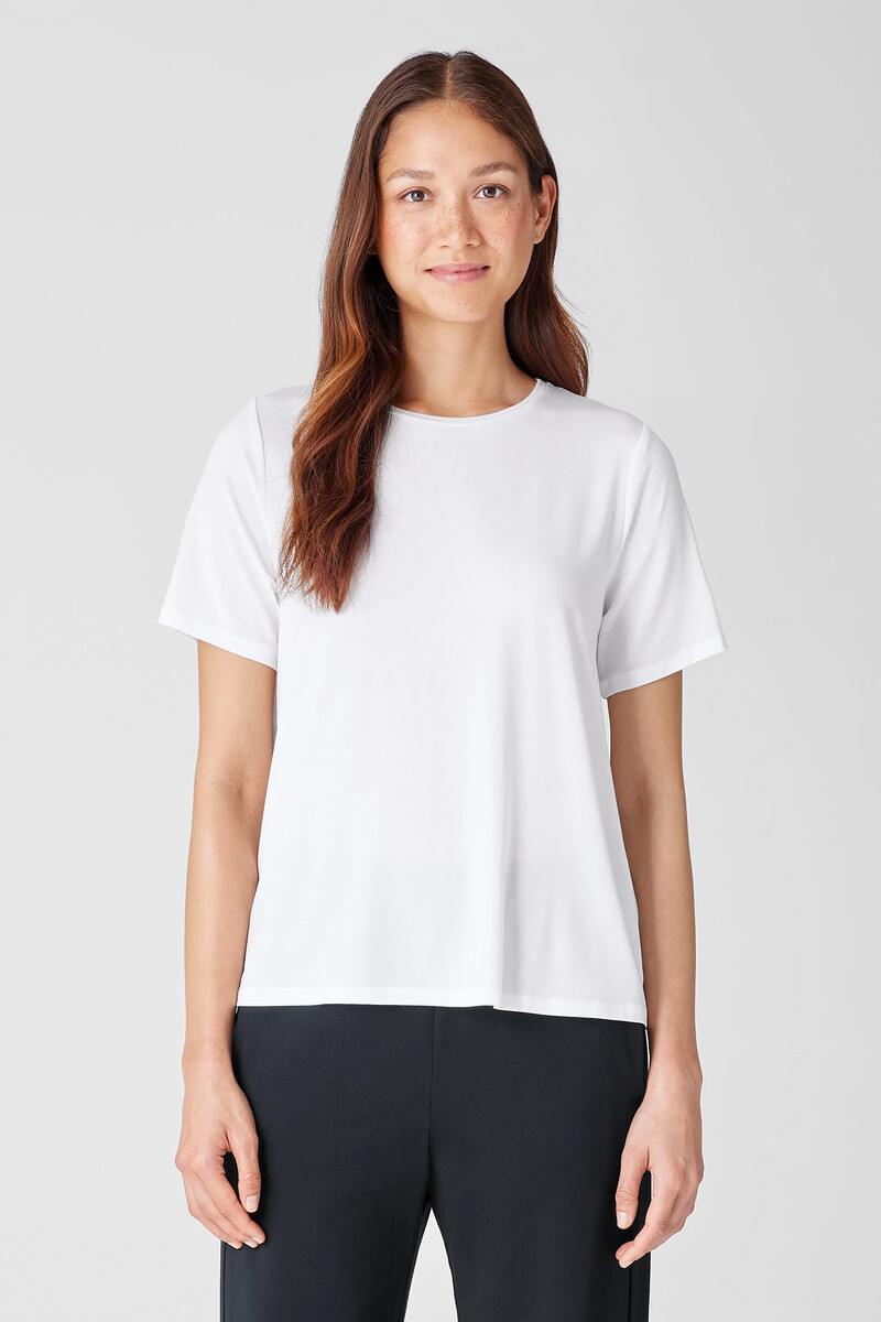 Fine Jersey Crew Neck Tee Fine Jersey Crew Neck Tee